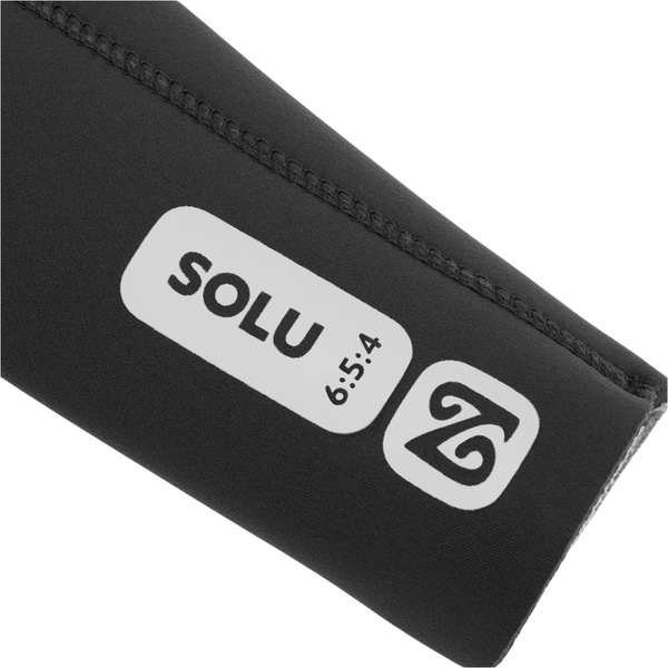 2025 Nyord Mens Solu Yulex 6/5/4mm Hooded Chest Zip Wetsuit SOLM654HD001 - Black